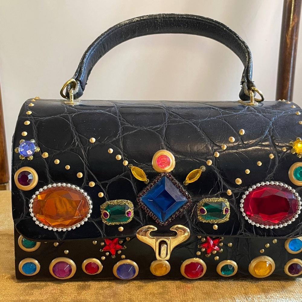Hand detailed, Rare Carlo Fiori Handbag